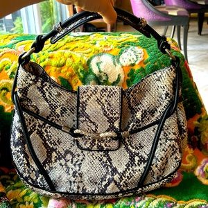 Emporio Armani snakeskin purse